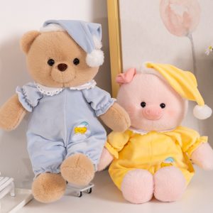 Goodnight Plush Toy Pajama Pig Doll - 图片 2